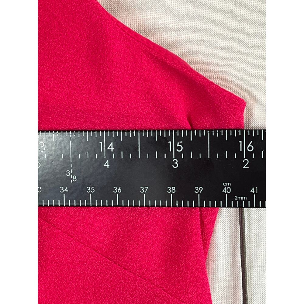 Vince Camuto Buckle halter crepe shift dress, fuchsia, size 0, NWT - Picture 10 of 13